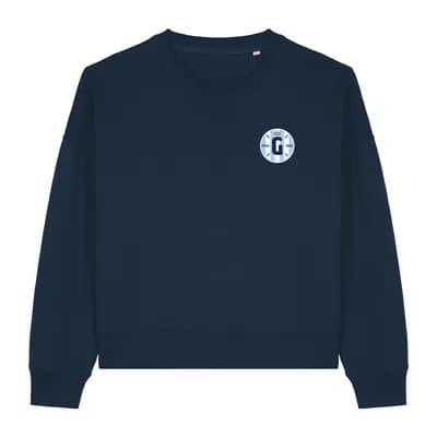 Gantoise Club - Women Sweater - Blauw - Badge (geborduurd)