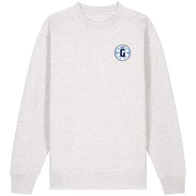 Gantoise Club - Unisex Sweater - Grijs - Badge (geborduurd)